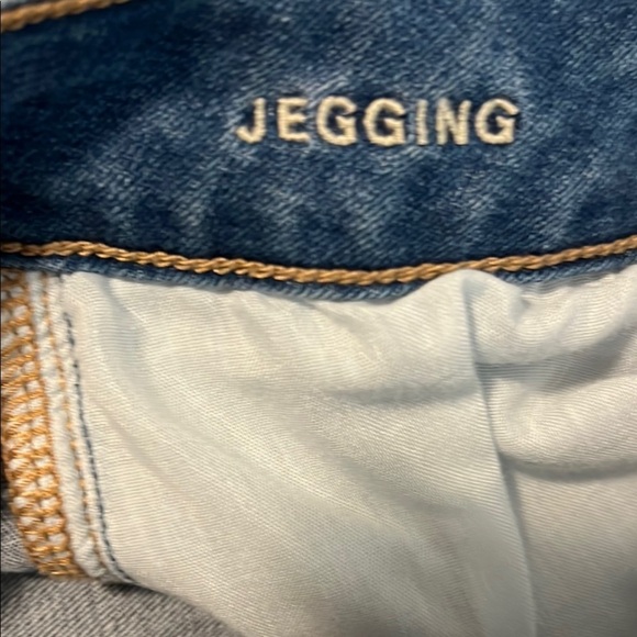 American Eagle Outfitters Blue Jegging Jeans with Stretch - Picture 4 of 5